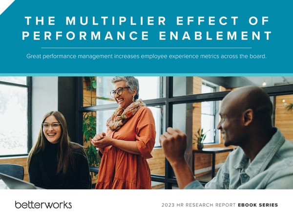 The Multiplier Effect of Performance Enablement - Page 1