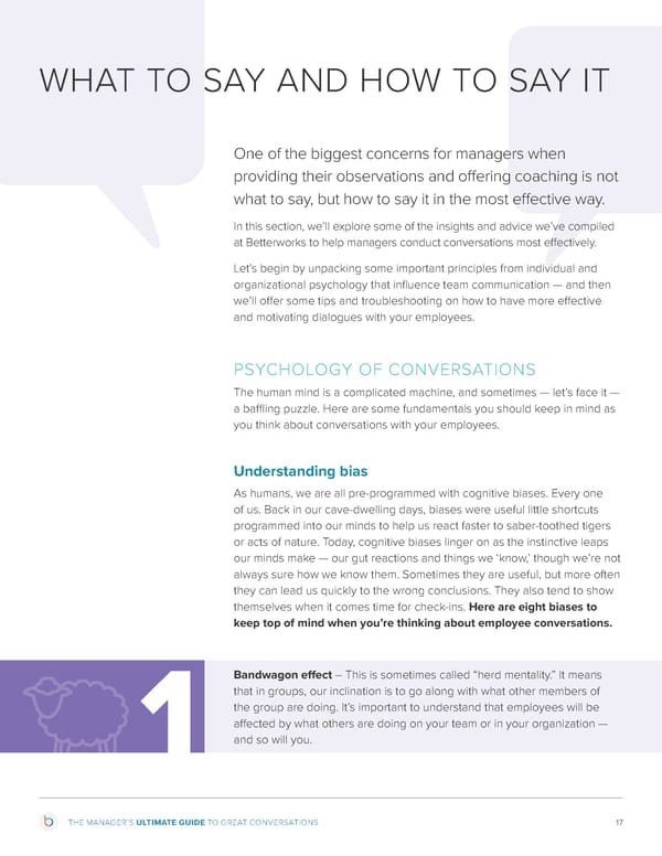 Immersive Experience | The Manager's Ultimate Guide to Great Conversations - Page 17